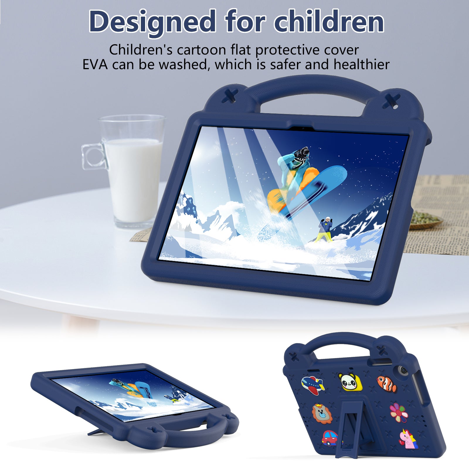 For Lenovo Tab M10 (Gen 3) Drop-proof EVA Protective Tablet Cover Anti-scratch Tablet Case with Kickstand For Lenovo Tab M10 (Gen 3) Drop-proof EVA Protective Tablet Cover Anti-scratch Tablet Case with Kickstand